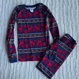 Hanna Andersson Hannasoft Dear Deer on Navy size 8